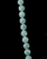 Diamond Cut Beaded Jade Necklace