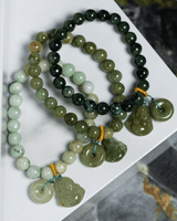 Beaded Buddha Jade Bracelet