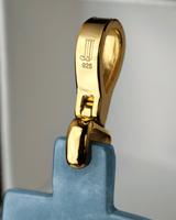 Micro Cross Jade Pendant