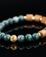 Forest Sage Jade Bracelet
