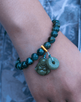 Beaded Buddha Jade Bracelet
