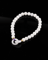 Donut Link Beaded Jade Bracelet