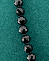 Diamond Cut Beaded Jade Necklace