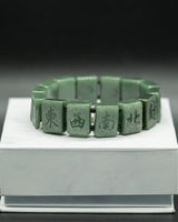 Green Jade Mahjong Bracelet