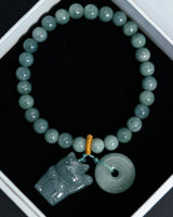 Lucky Cat Jade Bracelet