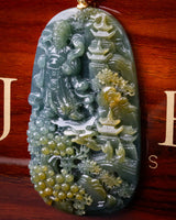 Jade Emperor Heavenly Temple Jade Pendant