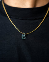 Micro Heart Link Jade Pendant