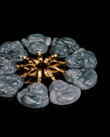 Blue Water Micro Laughing Buddha Variant 2