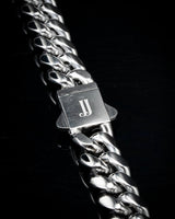 12mm White Gold Cuban Chain