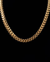 8mm Gold Franco Chain