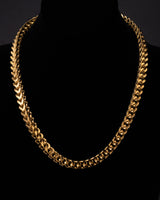 8mm Gold Franco Chain