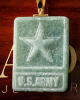 U.S Army Green Jade Pendant