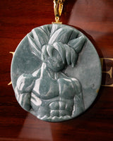 Iconic Anime Character Circular Jade Pendant