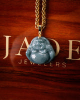Micro Laughing Buddha Jade Pendant