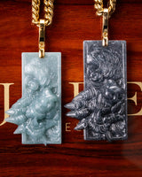 Peaking Fu Dong Pillar Jade Pendant