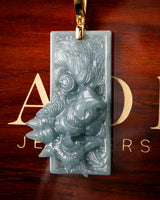 Peaking Fu Dong Pillar Jade Pendant