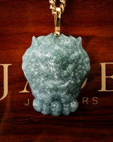 Nha x Jade Jewelers Fu Dog Collab Jade Pendant