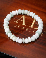 Spacer Bead Jade Bracelet