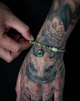 Golden Harmony Donut Jade bracelet