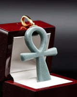 Ankh Jade Pendant