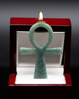 Ankh Jade Pendant