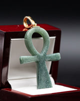 Ankh Jade Pendant