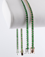 Imperial Green Jade Tennis Bracelet