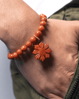 Rare Red Filipino Sun Jade Bracelet