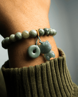 Happy Kitty Jade Bracelet