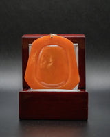 Red Jade Guan Gong Pendant