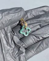 Micro Clover Link Jade Pendant