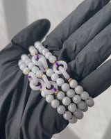 Donut Link Beaded Jade Bracelet