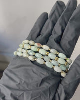 Golden Rice Bead Jade Bracelet