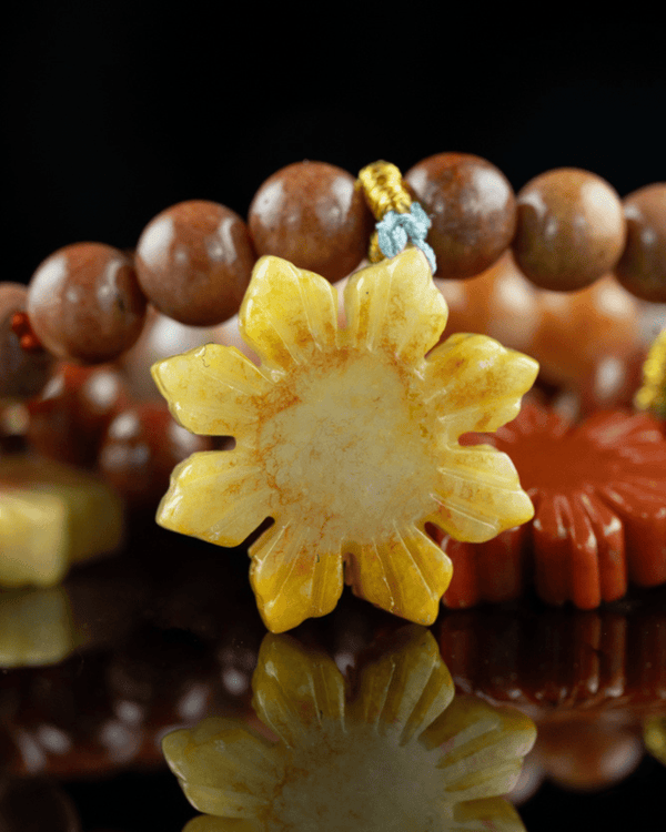 Two Toned  Filipino Sun Jade Bracelet
