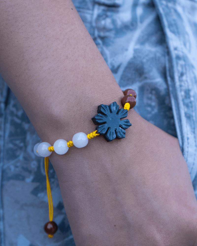 Kapamilya Filipino Sun Jade Rope Bracelet