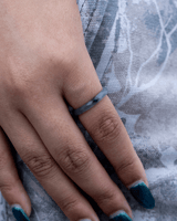 Ring - Diamond Cut Blue Water