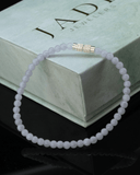 Small Beaded Jade Twist Clasp Bracelet