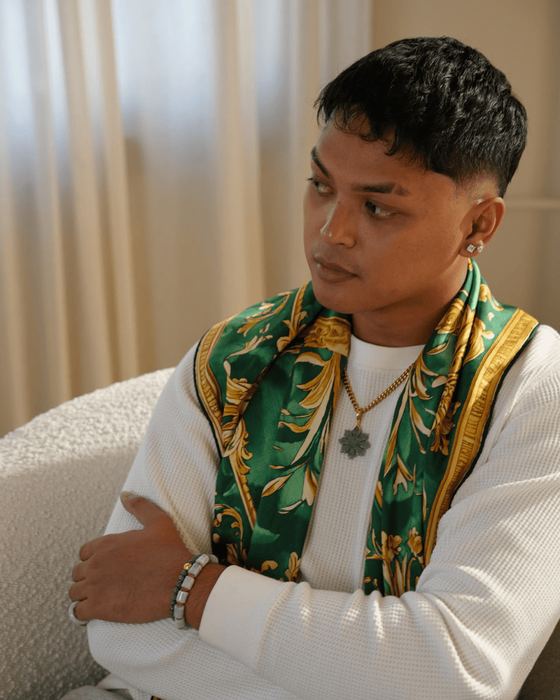 Custom Jade Jewelers Silk Scarf Bandana