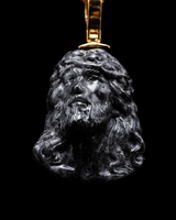 Micro Jesus Head Jade Pendant