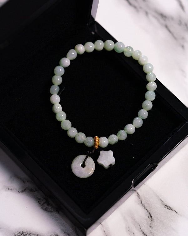 Beaded Star Jade Bracelet