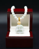 Jade Buddha Head Beaded Necklace