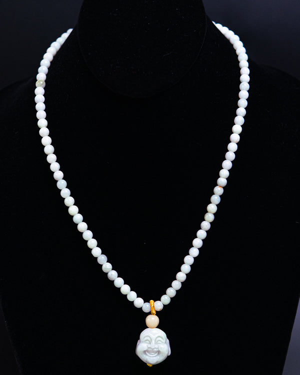 Buddha Head Bead Necklace