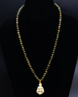 Jade Buddha Head Beaded Necklace
