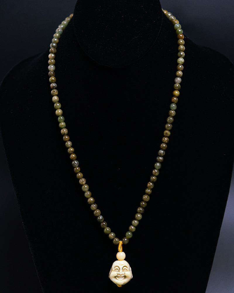 Buddha Head Bead Necklace