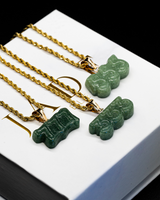 Micro Angel Number Jade Pendants