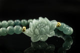 Blue Beaded Lotus Bracelet