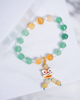 Lion Dancer Jade Bracelet