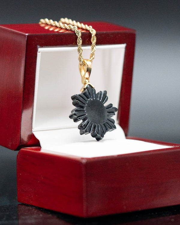 Micro Filipino Sun Jade Pendant
