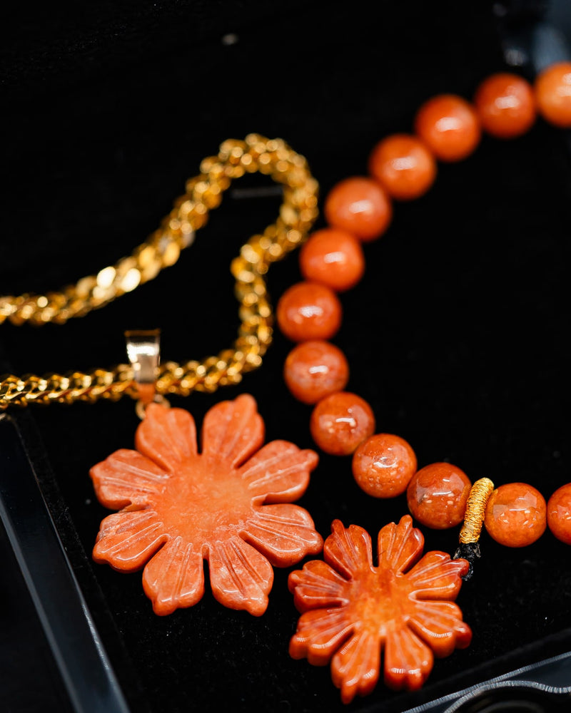 Rare Red Filipino Sun Jade Bracelet