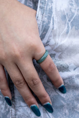 Ring - Blue Water Jade